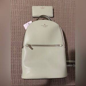 Kate Spade Light Green Backpack